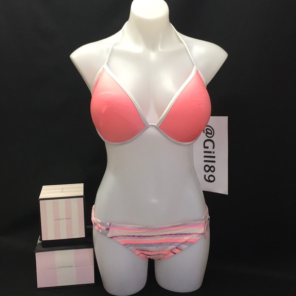 VictoriaSecret Swim The HOTTIE HALTER/THE STRAPPY